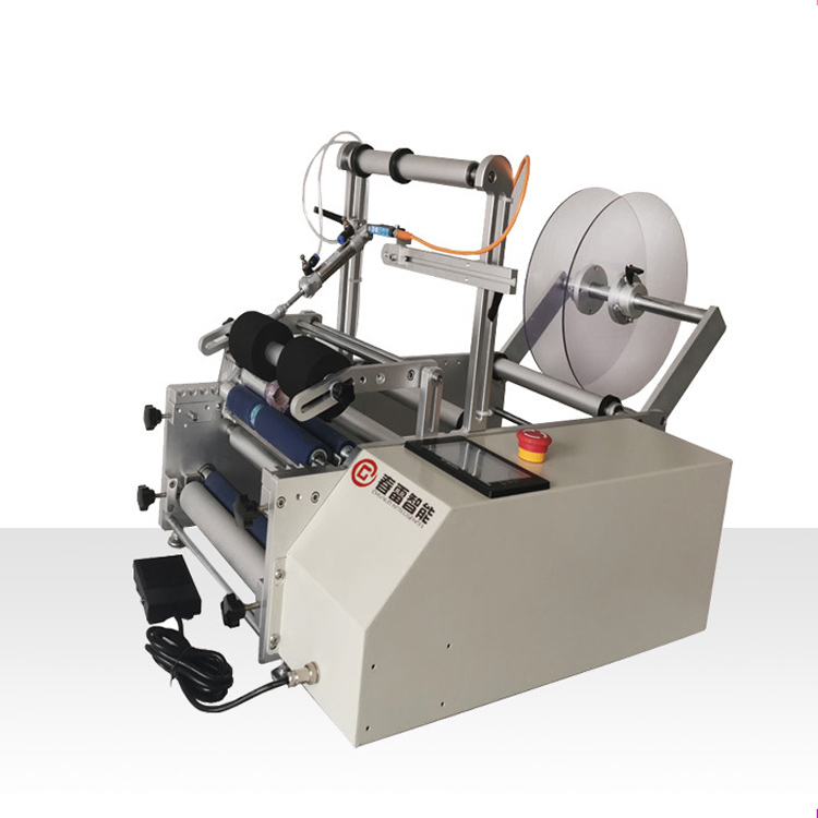 Semi-awtomatikong adhesive labeling machine