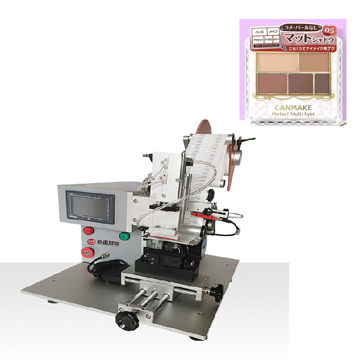 Semi awtomatikong eye shadow labeling machine