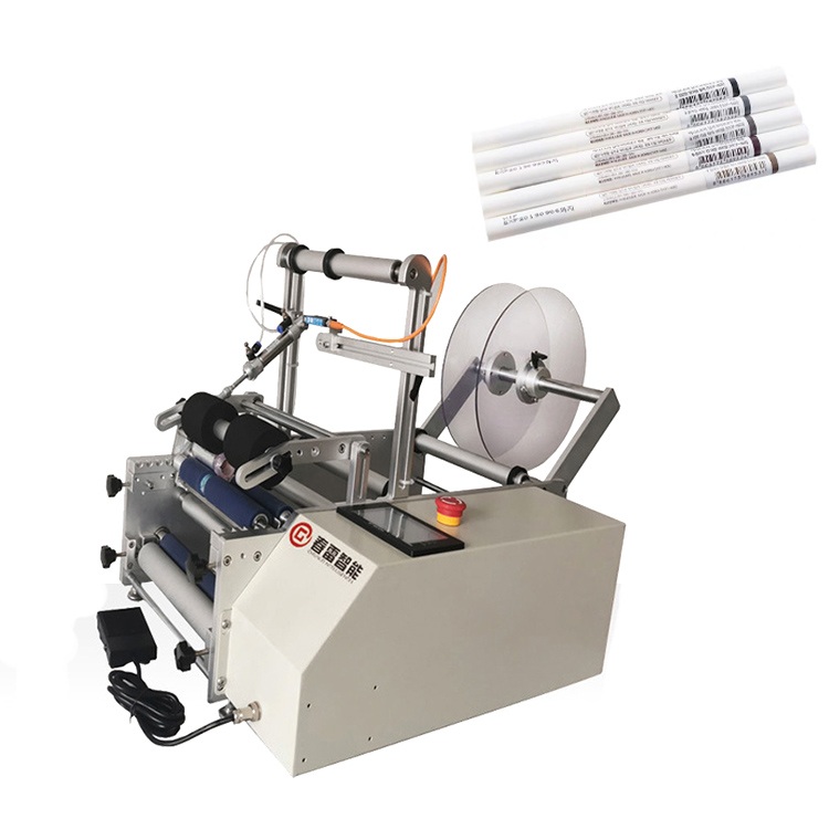 Semi awtomatikong eyebrow pencil labeling machine