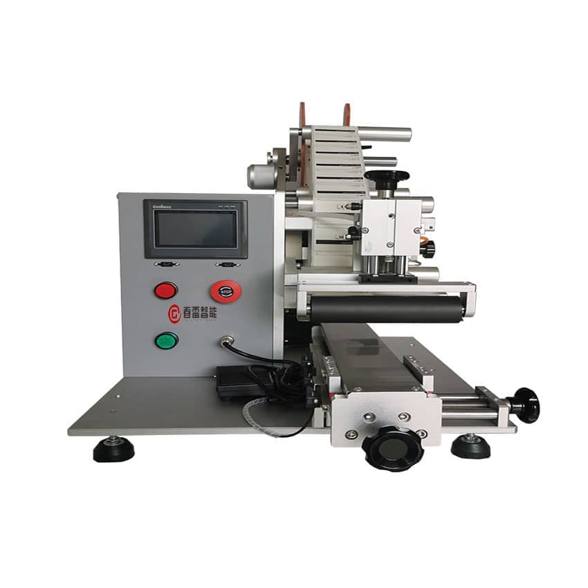 Semi-awtomatikong high-precision silicone sheet labeling machine